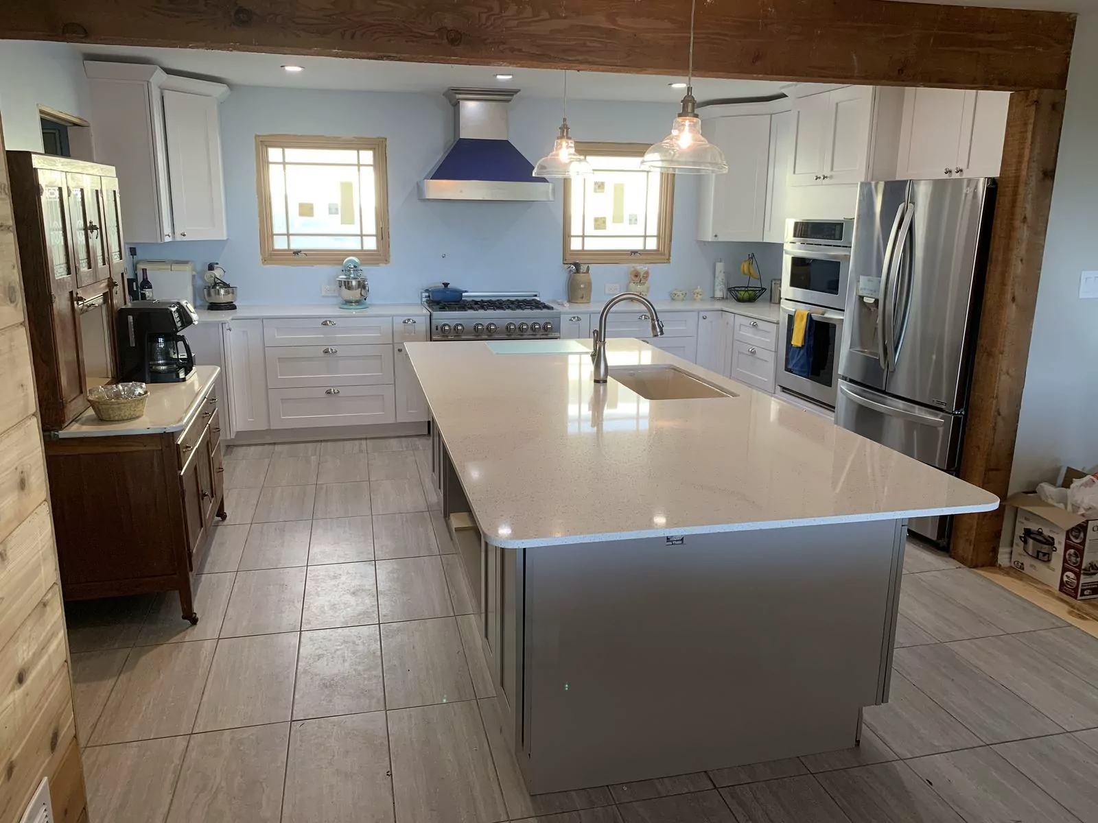 Farmhouse kitchen remodel by The Flip Fixer
