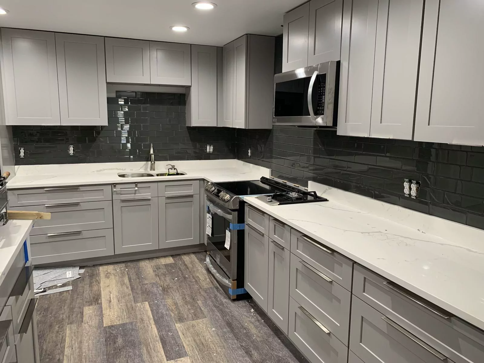 Charcoal kitchen by The Flip Fixer