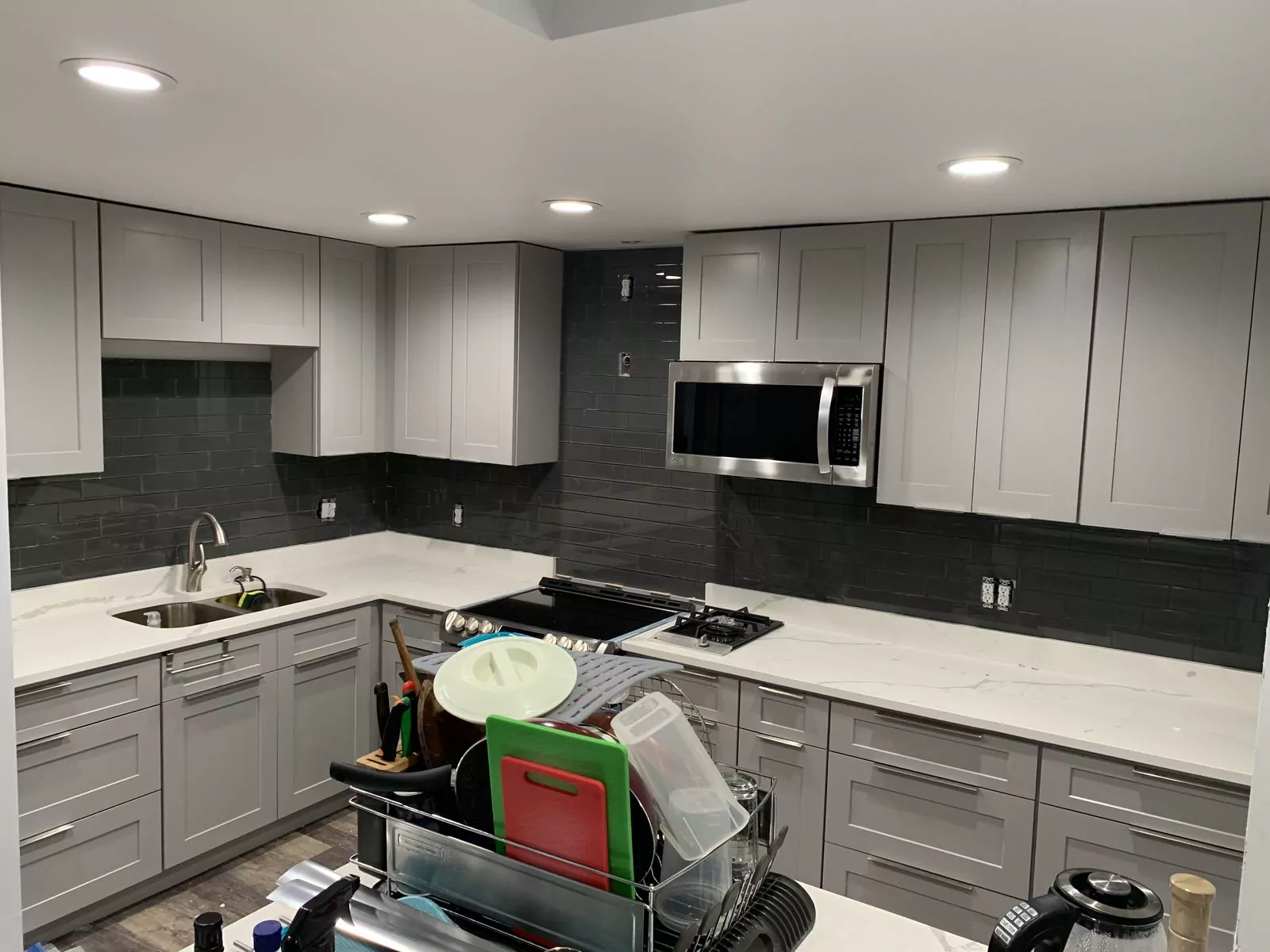 Charcoal kitchen by The Flip Fixer
