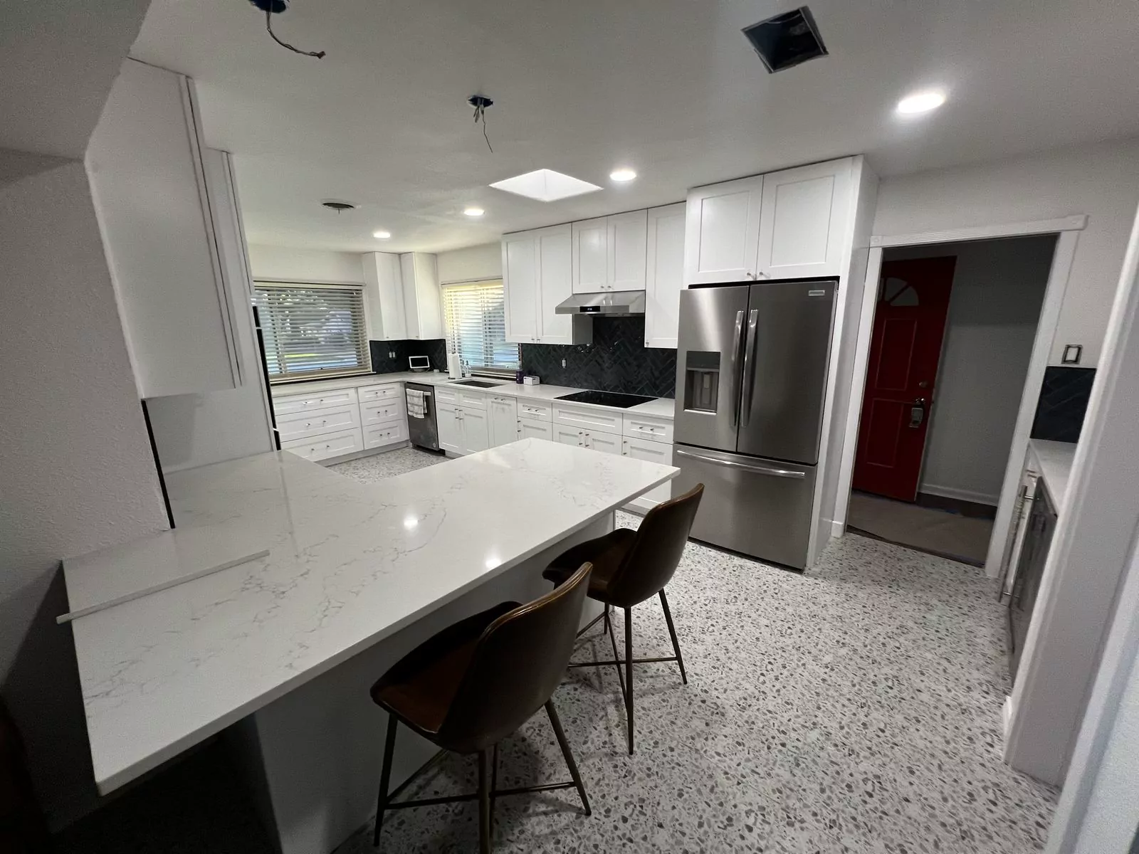 Herringbone kitchen by The Flip Fixer