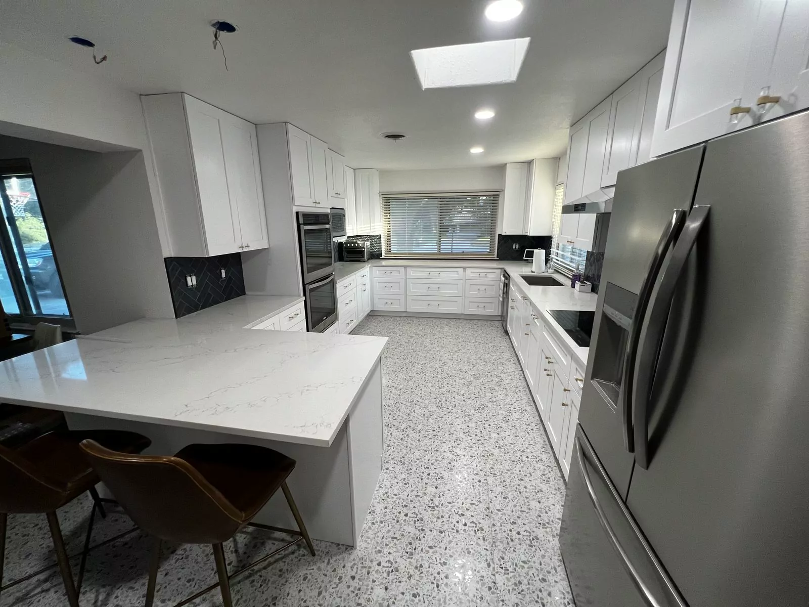 Herringbone kitchen by The Flip Fixer