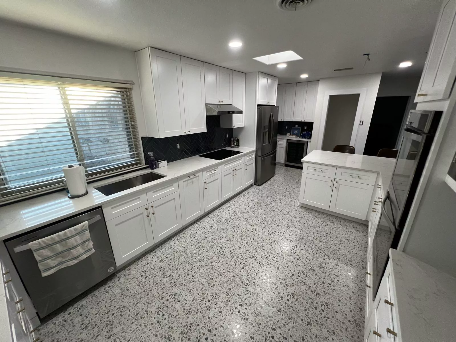 Herringbone kitchen by The Flip Fixer